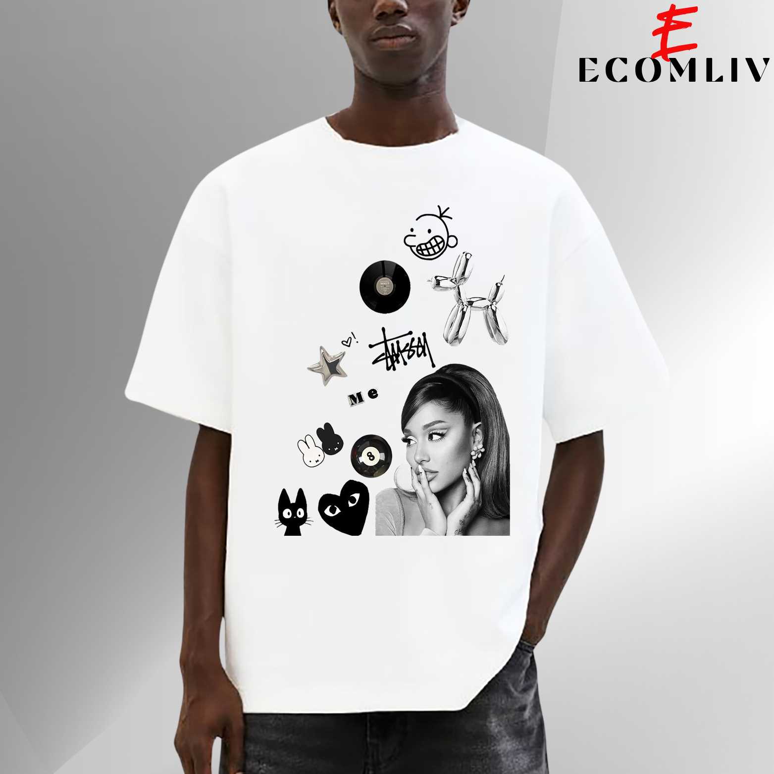 Ariana Grande T-Shirt, Streetwear Style, Unisex T-Shirt